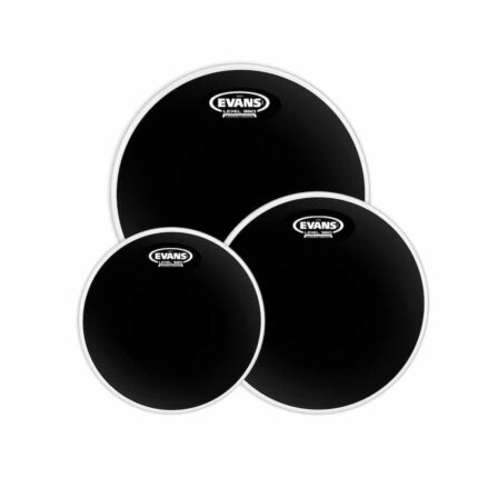 Set de Parches Black Chrome Tompack, Fusion (10", 12", 14") - Evans