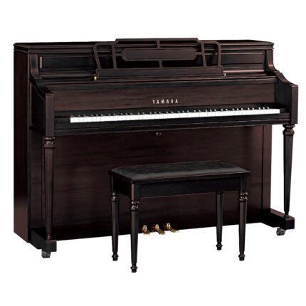 Piano Vertical M2 Satin Black Walnut con banqueta - Yamaha