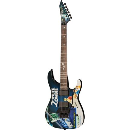 Guitarra Eléctrica LTD KH White Zombie Kirk Hammett Signature Series