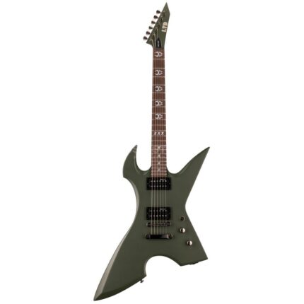 Guitarra Eléctrica LTD MAX-200 RPR MILITARY GREEN SATIN